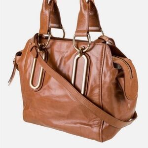 See By Chloe Leather Satchel with Removable Crossbody